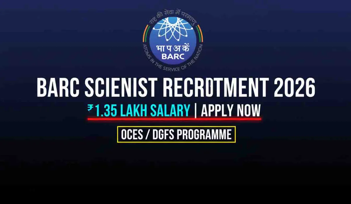 BARC Recruitment Notification 2026