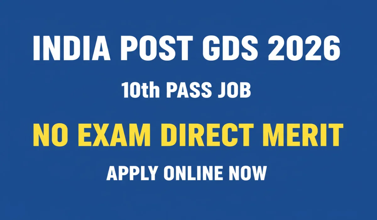 GDS Recruitment 2026 Notification