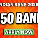 Indian Bank SO Recruitment 2026 text thumbnail showing 350 bank jobs apply now last date April 28
