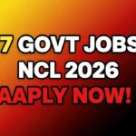 Text-based thumbnail showing “577 Govt Jobs NCL 2026 Apply Now” with bold high-contrast design and no images