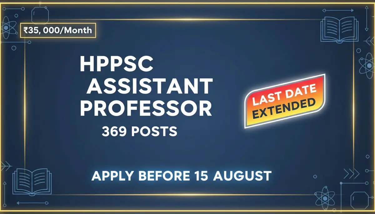 HPPSC Assistant Professor Recruitment 2026 Notification for 369 College Cadre Posts