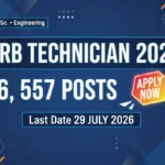 RRB Technician Notification 2026